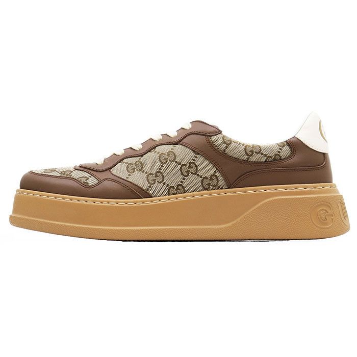 Gucci Gucci Gucci GG Canvas Leather Sneakers Leather Shoes 675840 Size ONE SIZE - 4 Thumbnail