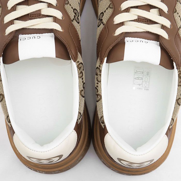 Gucci Gucci Gucci GG Canvas Leather Sneakers Leather Shoes 675840 Size ONE SIZE - 13 Thumbnail