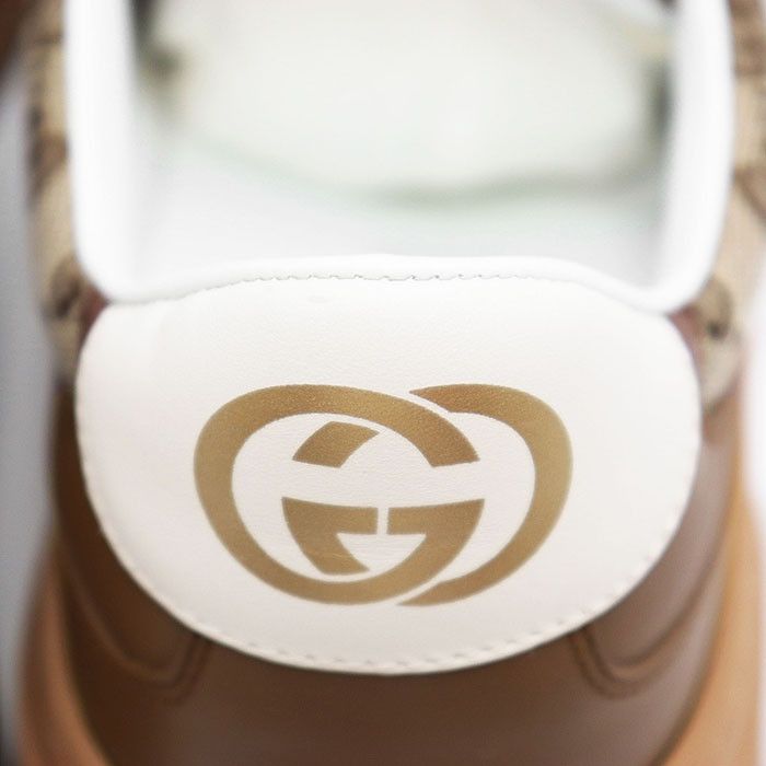 Gucci Gucci Gucci GG Canvas Leather Sneakers Leather Shoes 675840 Size ONE SIZE - 8 Thumbnail