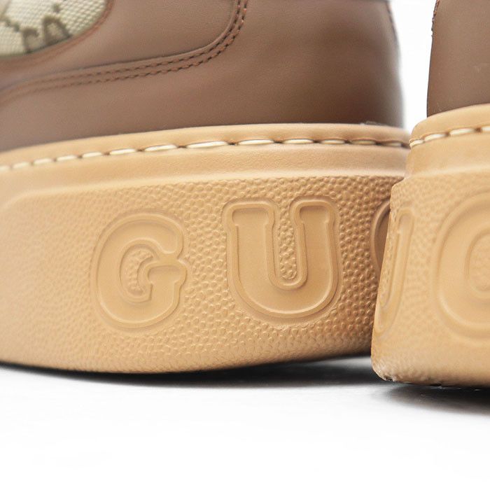 Gucci Gucci Gucci GG Canvas Leather Sneakers Leather Shoes 675840 Size ONE SIZE - 15 Thumbnail
