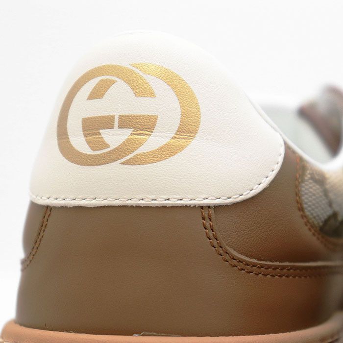 Gucci Gucci Gucci GG Canvas Leather Sneakers Leather Shoes 675840 Size ONE SIZE - 14 Thumbnail