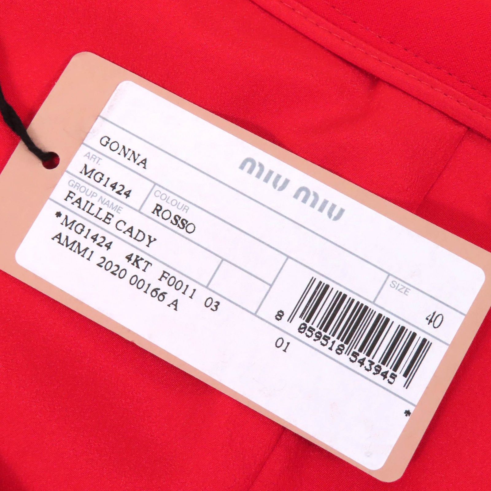 Miu Miu Miu Miu Miu Miu MG1424 Mini Triacetate Mini Skirt Others Skirts MG1424 DUTY FREE for USA Size ONE SIZE - 11 Thumbnail