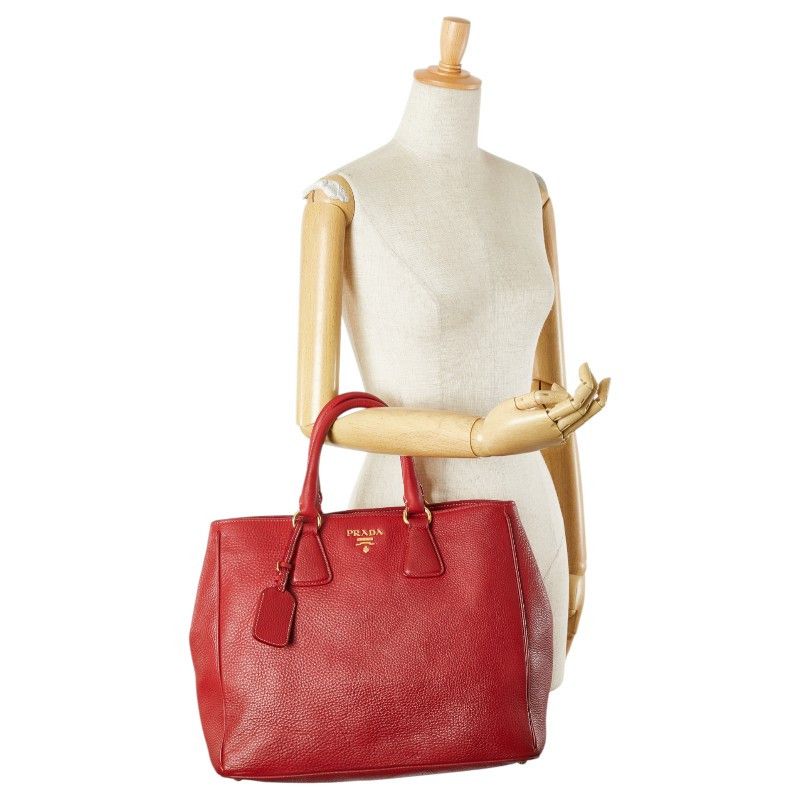 Prada Prada Prada Tote Bag Leather Tote Bag Leather Tote Bag DUTY FREE for USA Size ONE SIZE - 11 Thumbnail