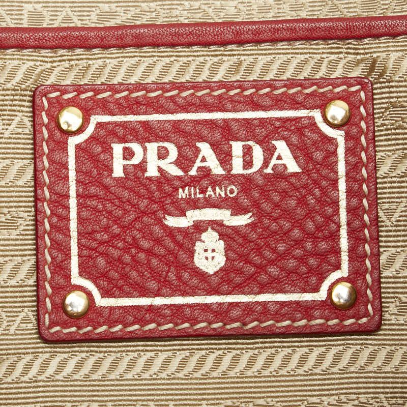 Prada Prada Prada Tote Bag Leather Tote Bag Leather Tote Bag DUTY FREE for USA Size ONE SIZE - 9 Thumbnail