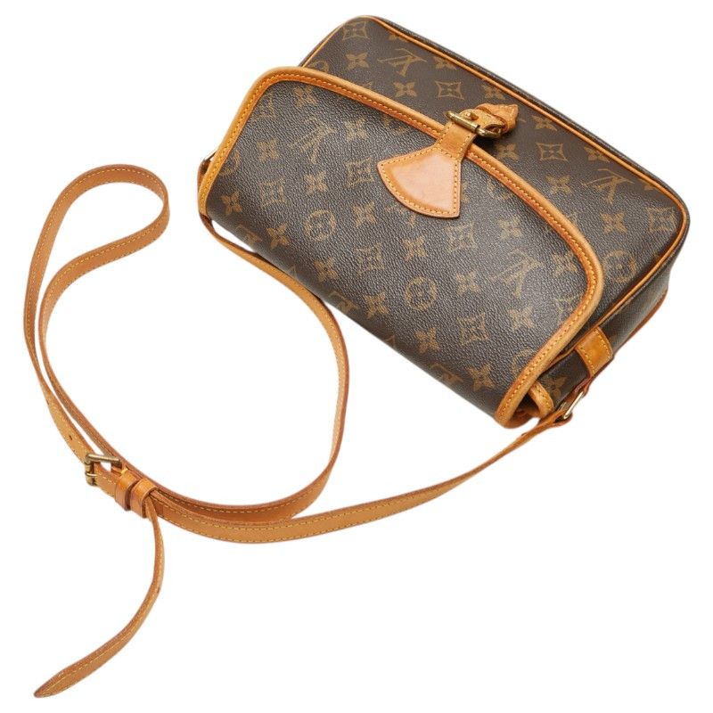Louis Vuitton Louis Vuitton Louis Vuitton Sologne Monogram Shoulder Bag Canvas Crossbody Bag M42250 Size ONE SIZE - 4 Thumbnail