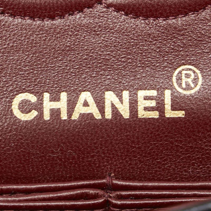 Chanel Chanel Chanel Matelasse 23 Double Flap Lambskin Shoulder Bag Leather Shoulder Bag Size ONE SIZE - 9 Thumbnail