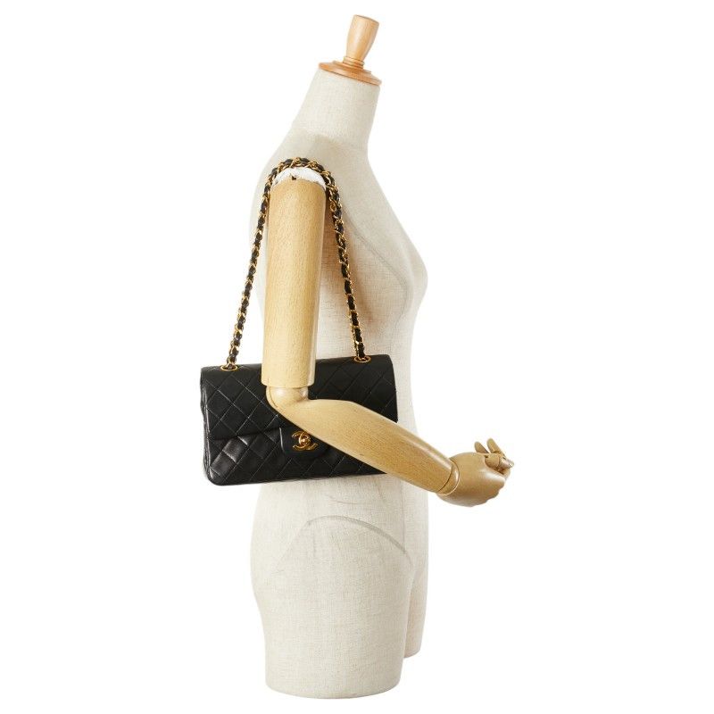 Chanel Chanel Chanel Matelasse 23 Double Flap Lambskin Shoulder Bag Leather Shoulder Bag Size ONE SIZE - 12 Thumbnail