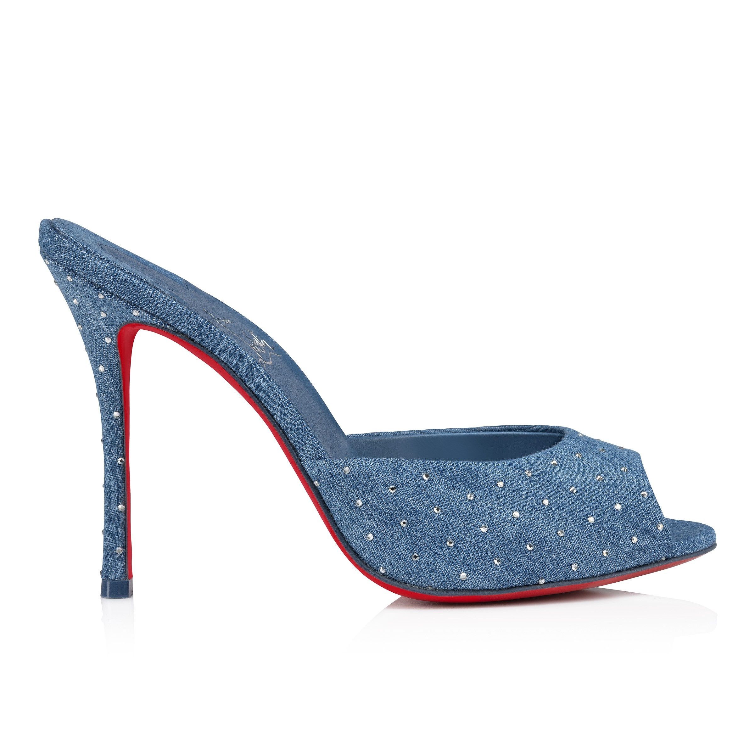Christian Louboutin me dolly plum strass Size US 11 / IT 41 - 3 Thumbnail
