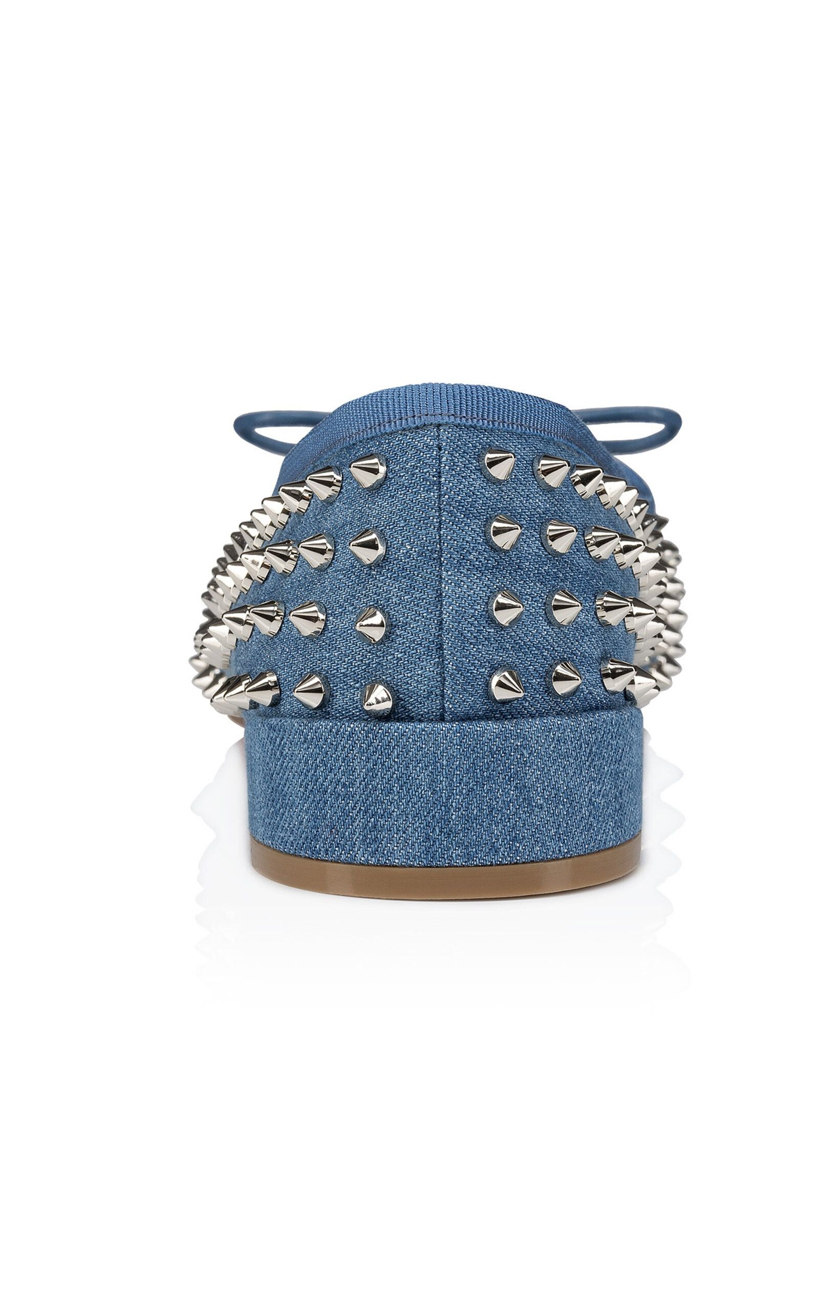 Christian Louboutin sweetie jane spikes denim Size US 5 / IT 35 - 3 Thumbnail