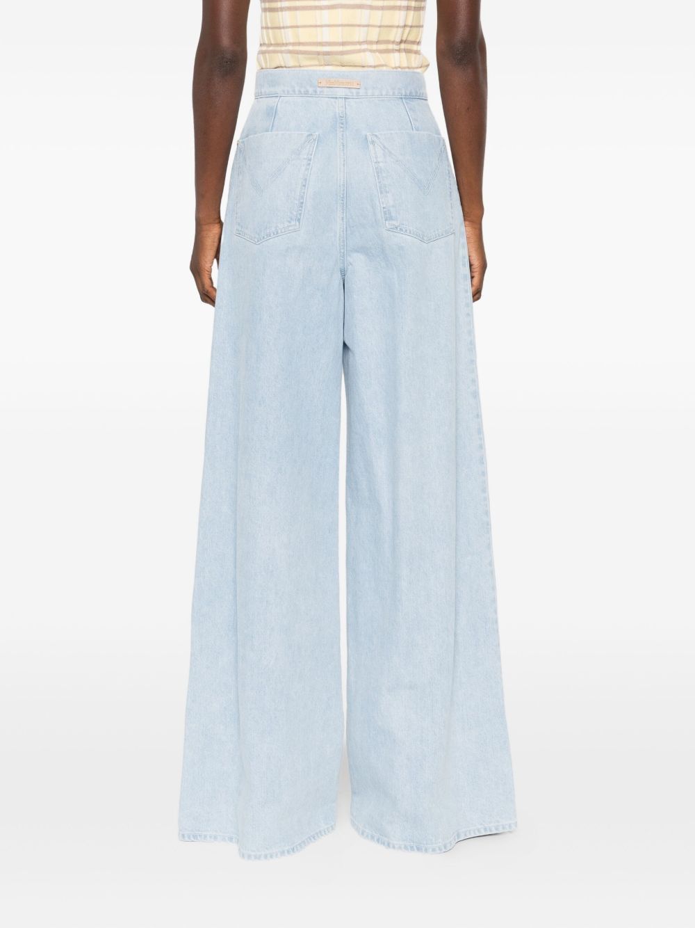Max Mara WIDE-LEG DENIM JEANS Size 30" / US 8 / IT 44 - 2 Thumbnail
