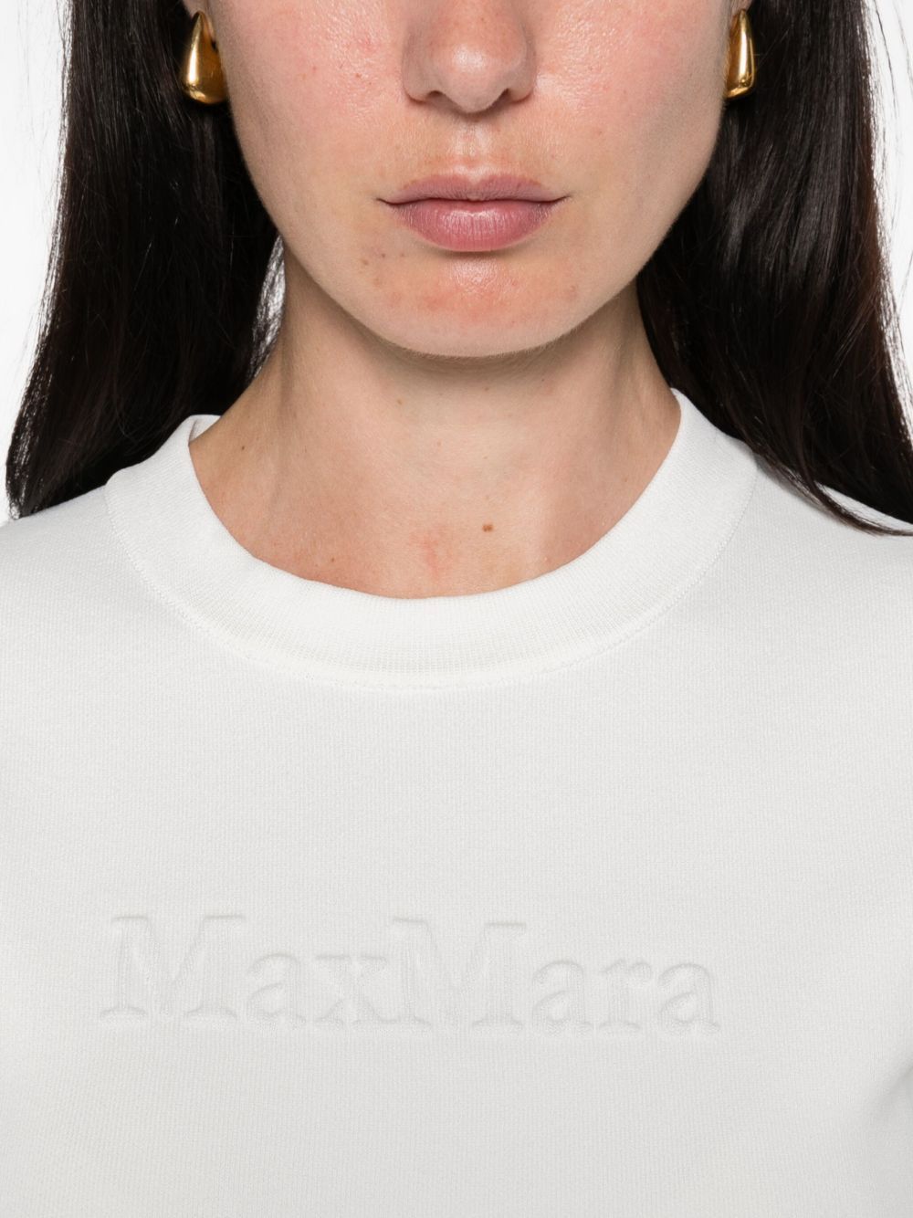 Max Mara COTTON T-SHIRT Size S / US 4 / IT 40 - 2 Thumbnail