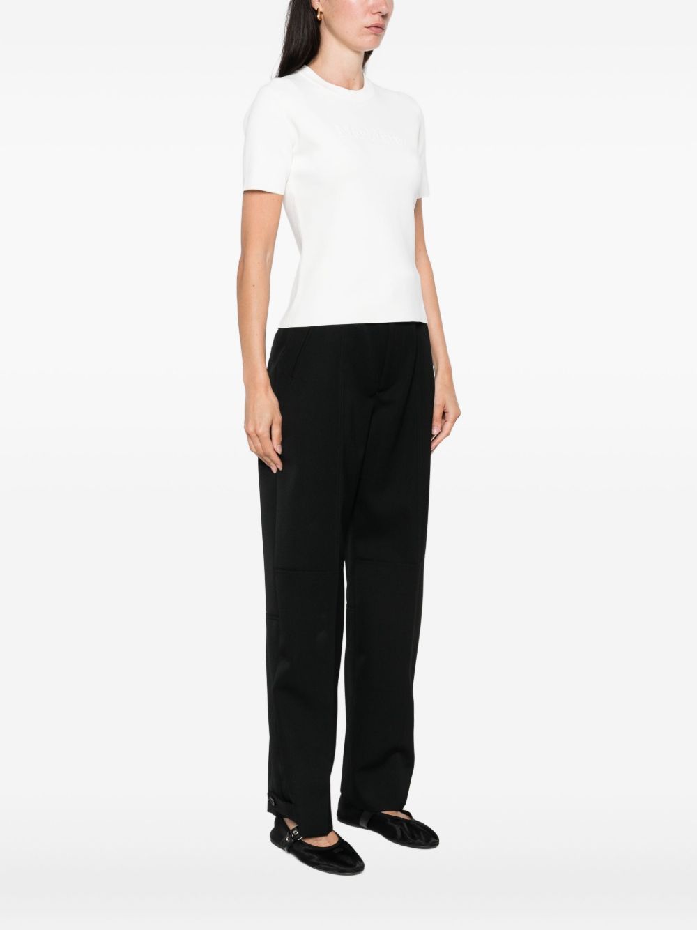 Max Mara COTTON T-SHIRT Size S / US 4 / IT 40 - 5 Thumbnail