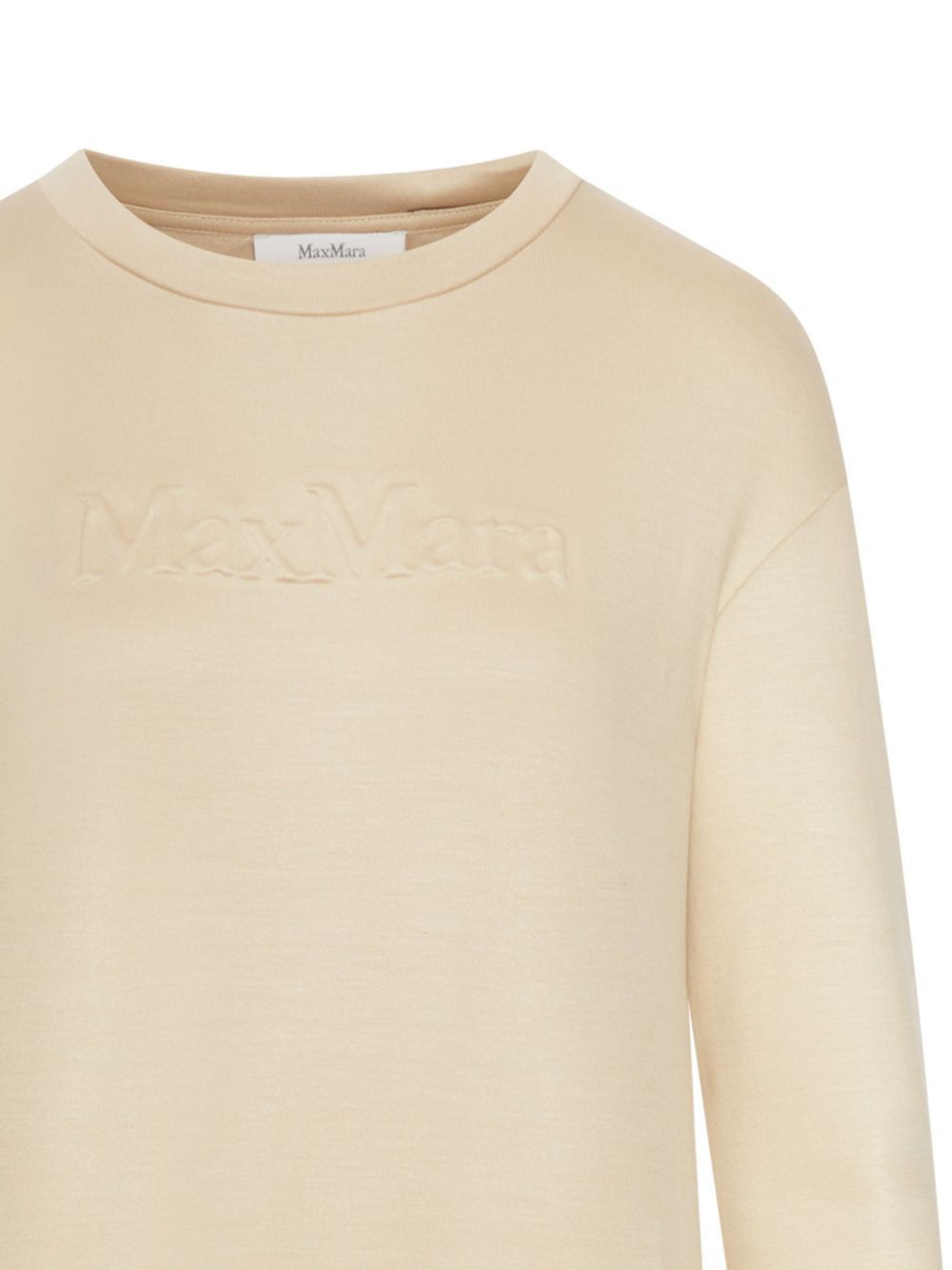 Max Mara CREWNECK COTTON SWEATSHIRT Size XS / US 0-2 / IT 36-38 - 2 Thumbnail