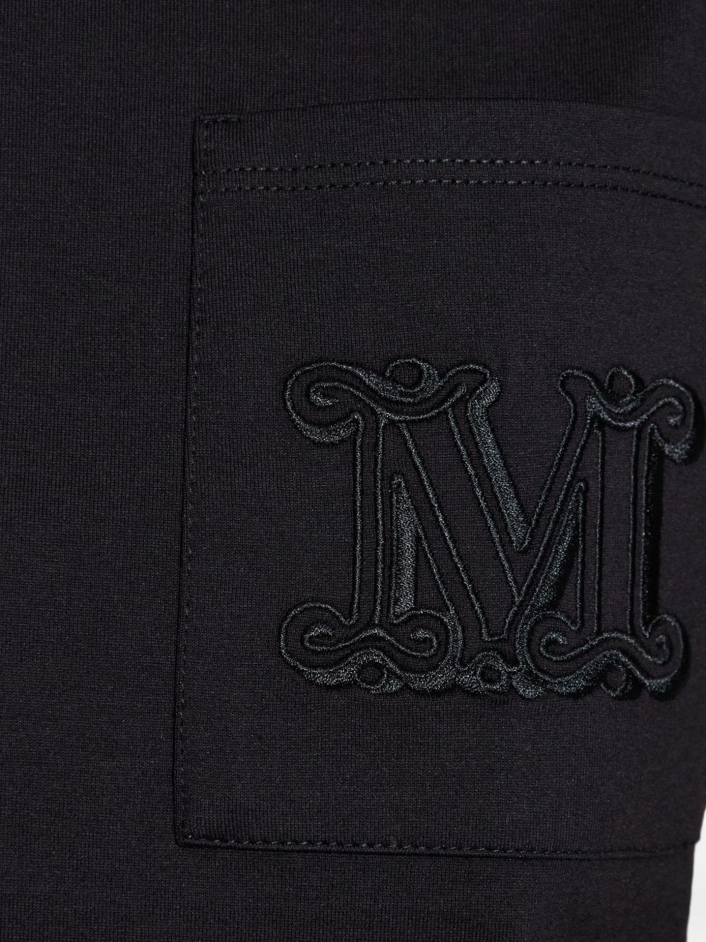 Max Mara COTTON T-SHIRT WITH LOGO Size XS / US 0-2 / IT 36-38 - 3 Thumbnail