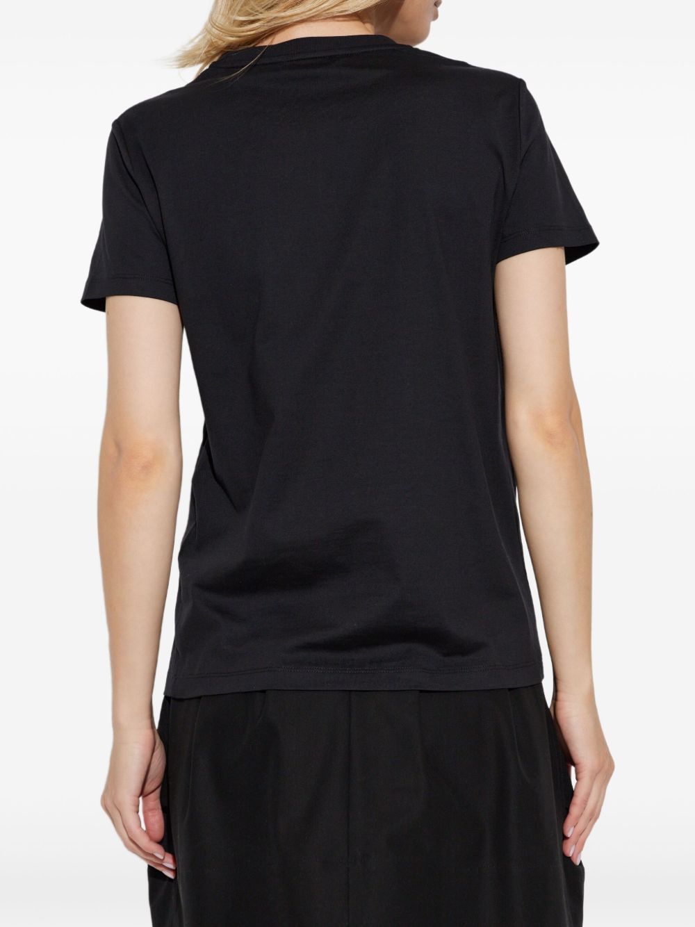 Max Mara COTTON T-SHIRT WITH LOGO Size XS / US 0-2 / IT 36-38 - 5 Thumbnail
