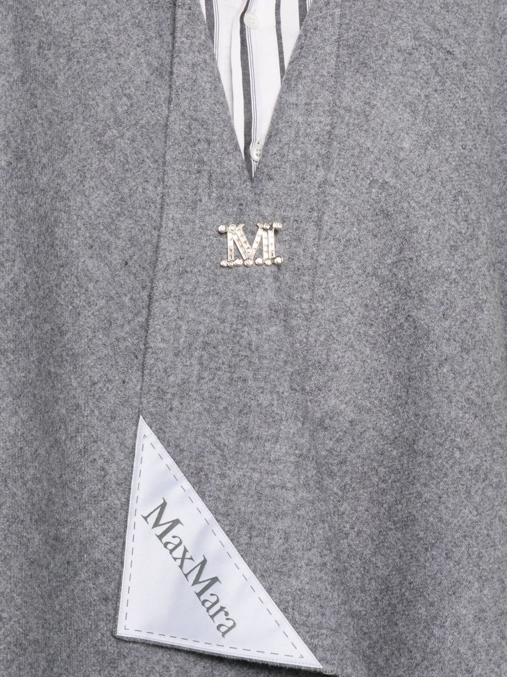 Max Mara WOOL CAPE Size M / US 6-8 / IT 42-44 - 3 Thumbnail