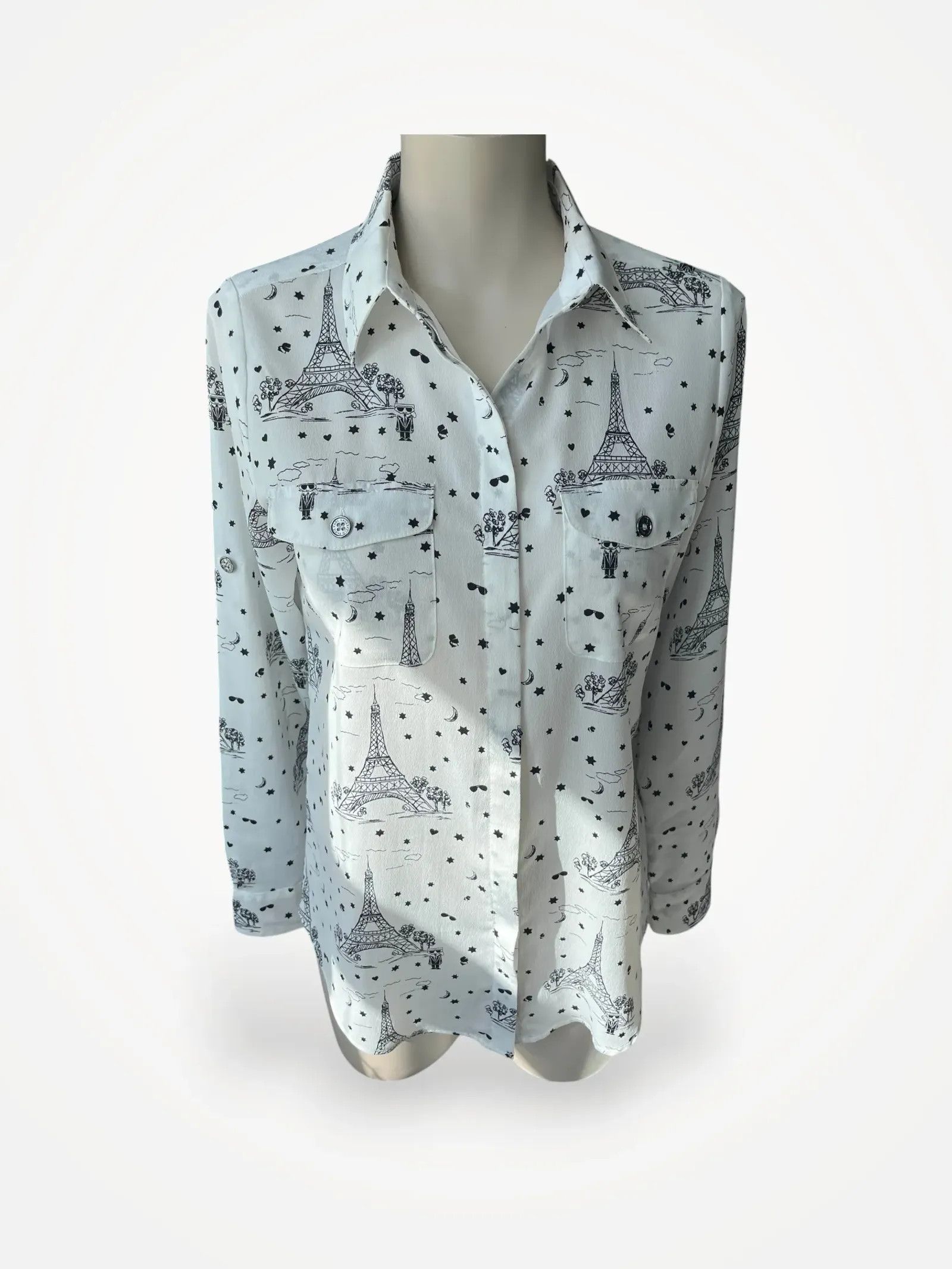 Karl Lagerfeld Karl Lagerfeld Blouse Size XS / US 0-2 / IT 36-38 - 2 Thumbnail