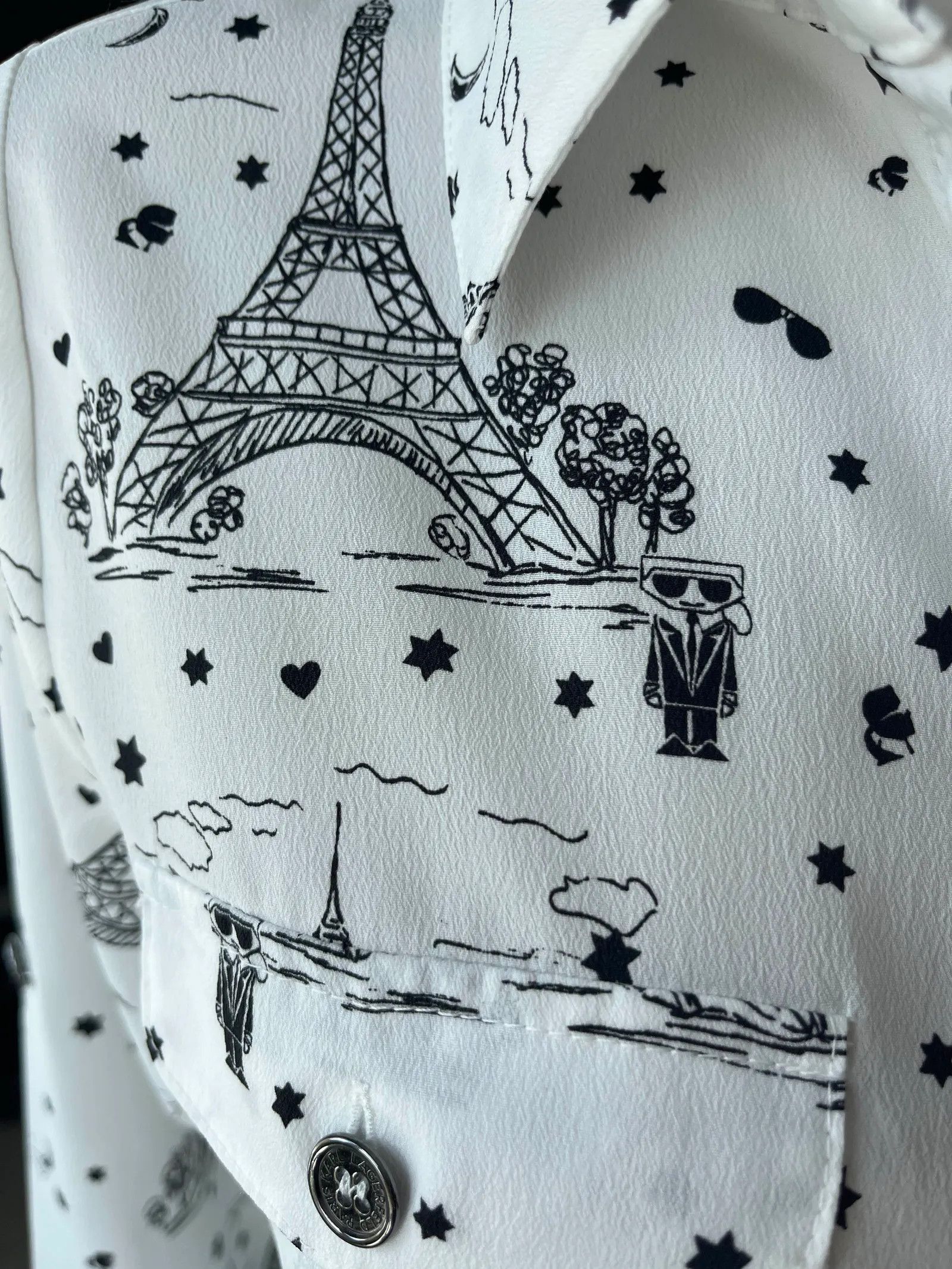 Karl Lagerfeld Karl Lagerfeld Blouse Size XS / US 0-2 / IT 36-38 - 5 Thumbnail