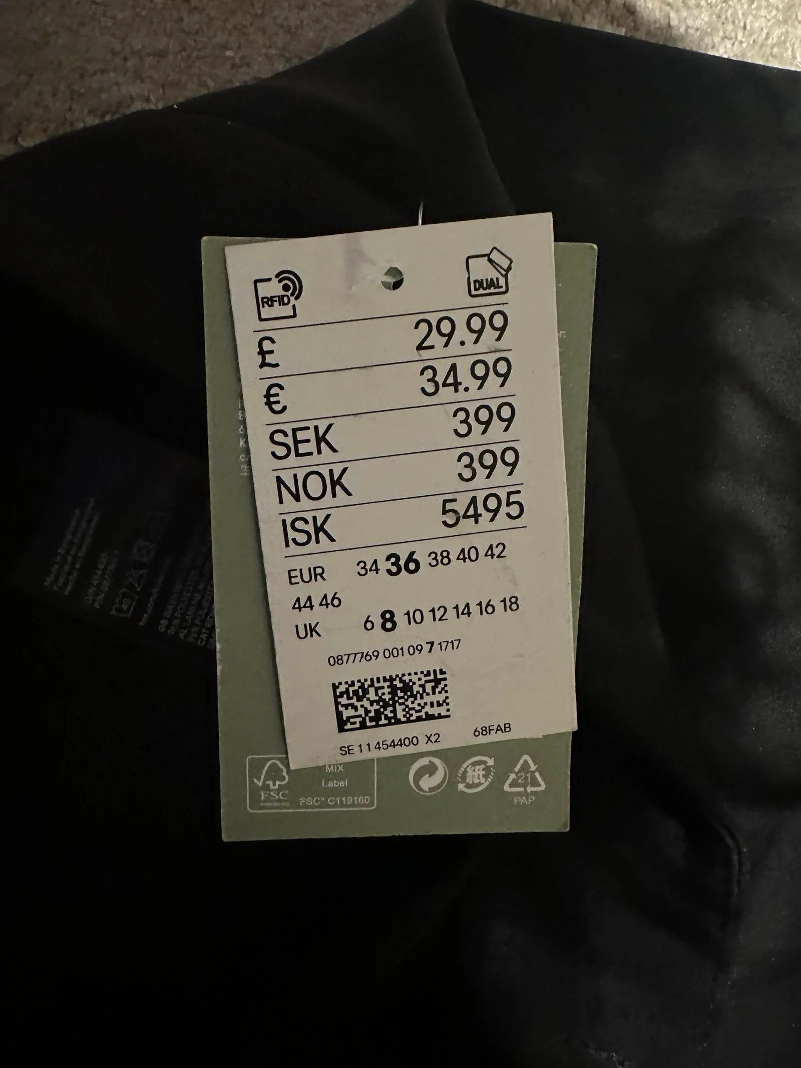 H&M HM Pants Size 26" / US 2 / IT 38 - 4 Thumbnail