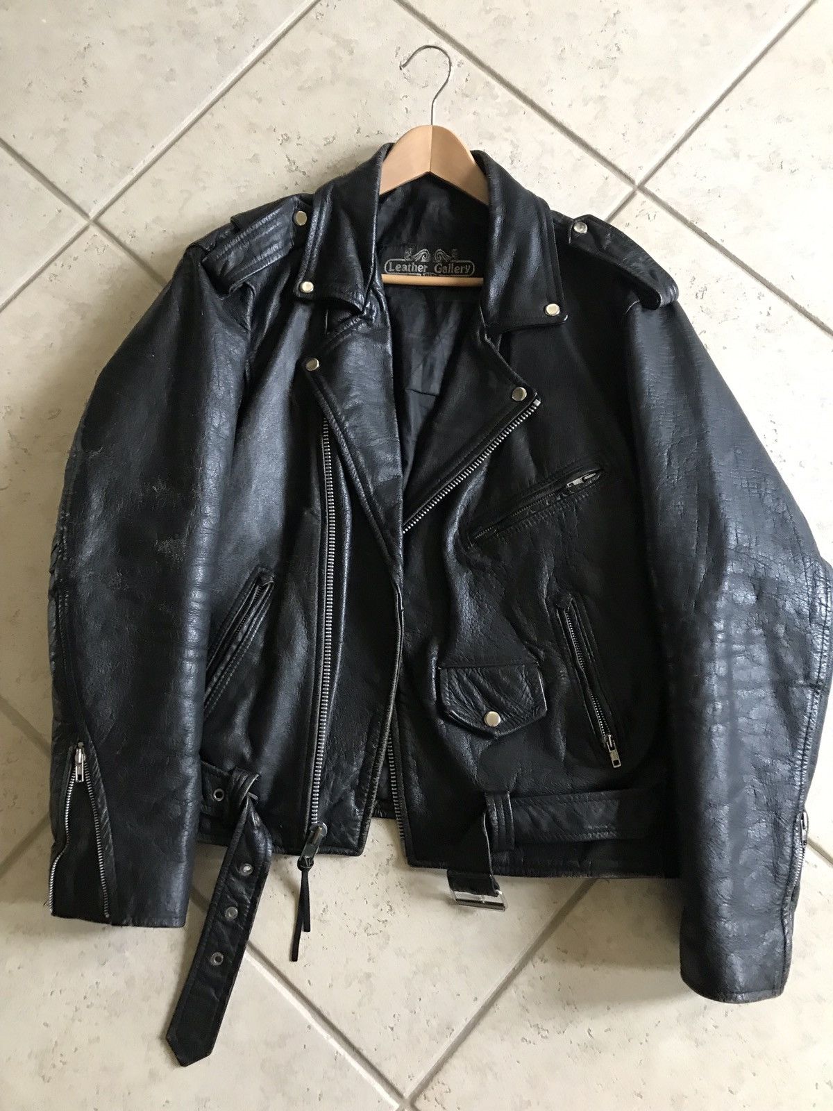 Leather Jacket Leather Gallery Biker Jacket | Grailed