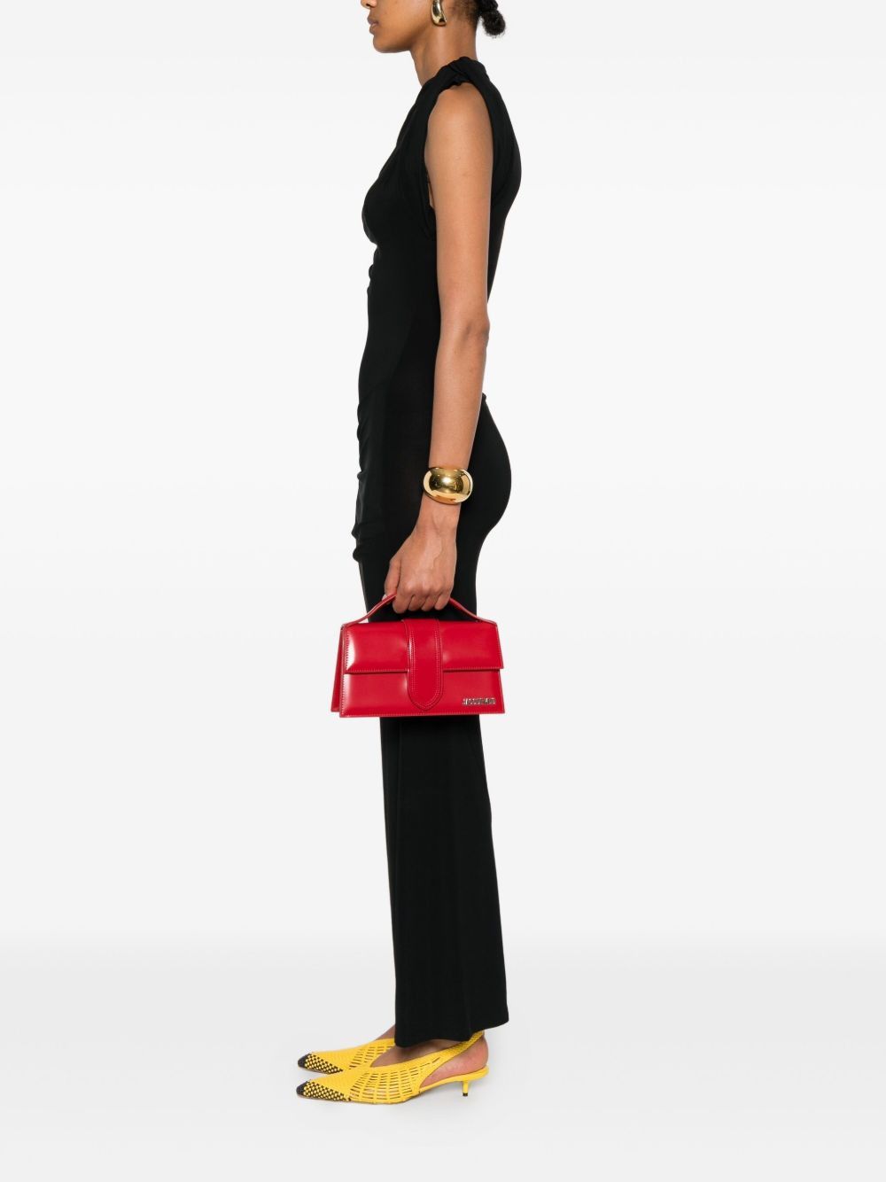 Jacquemus LE GRAND BAMBINO LEATHER HANDBAG Size ONE SIZE - 3 Thumbnail