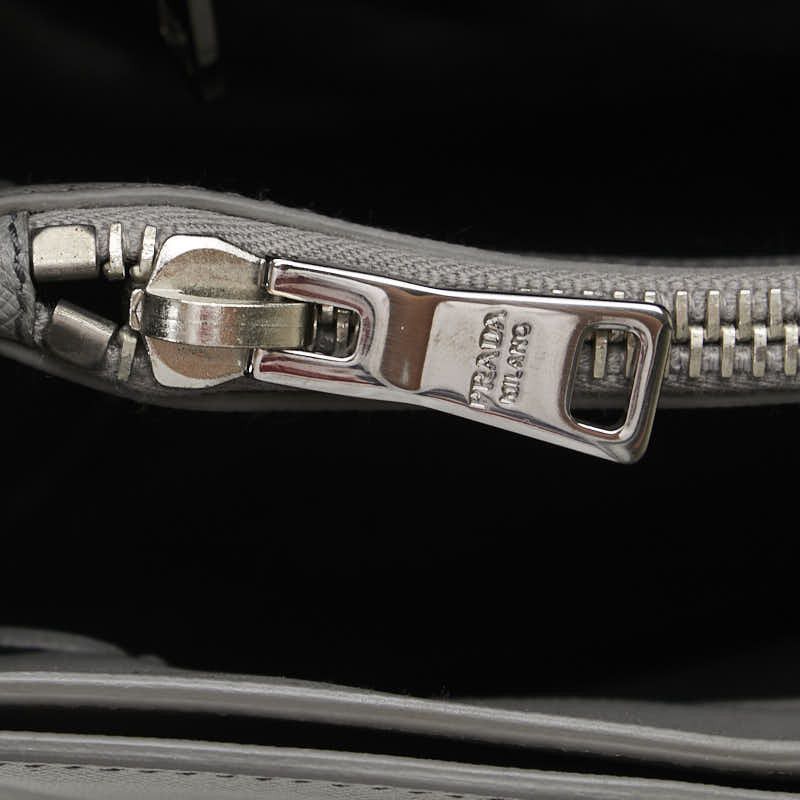 Prada Prada Prada Triangle Logo Plate Saffiano 2way Bag Leather Shoulder Bag Size ONE SIZE - 7 Thumbnail