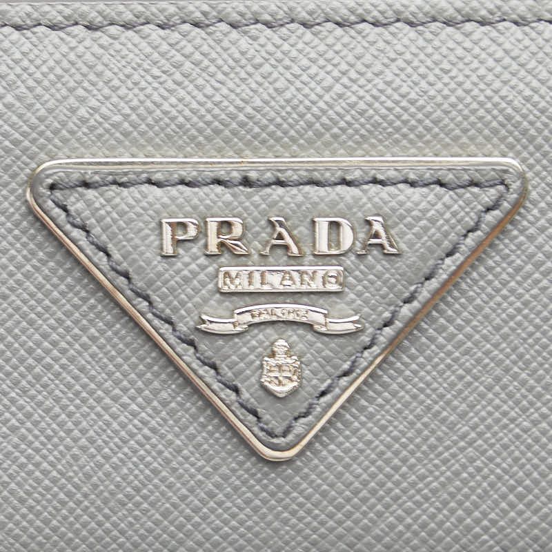 Prada Prada Prada Triangle Logo Plate Saffiano 2way Bag Leather Shoulder Bag Size ONE SIZE - 4 Thumbnail