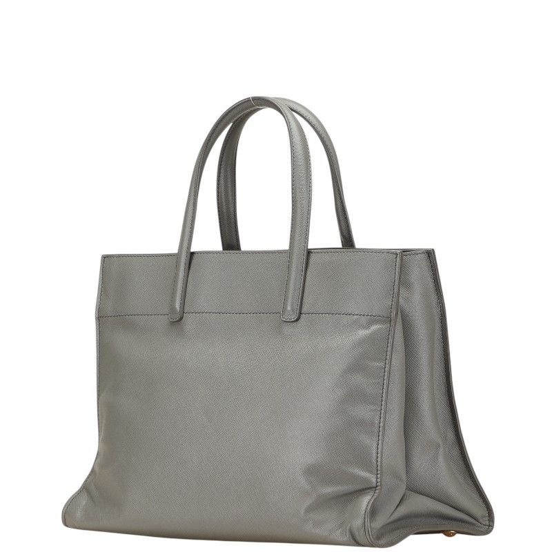 Prada Prada Prada Triangle Logo Plate Saffiano 2way Bag Leather Shoulder Bag Size ONE SIZE - 2 Thumbnail