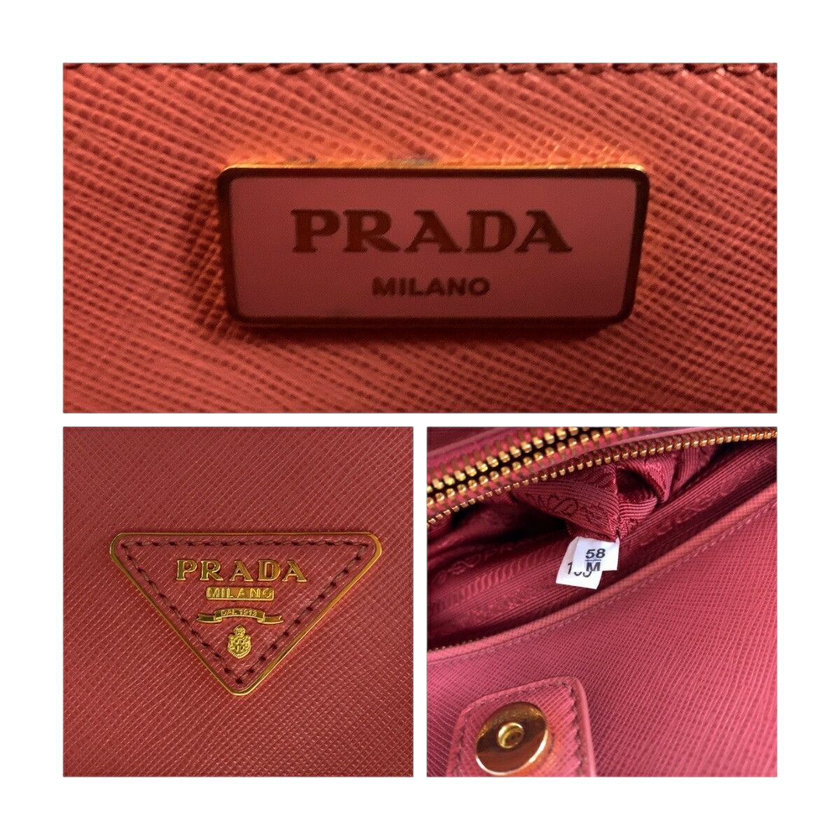 Prada Prada Prada Saffiano Handbag Leather Handbag BN2558 DUTY FREE for USA Size ONE SIZE - 4 Thumbnail