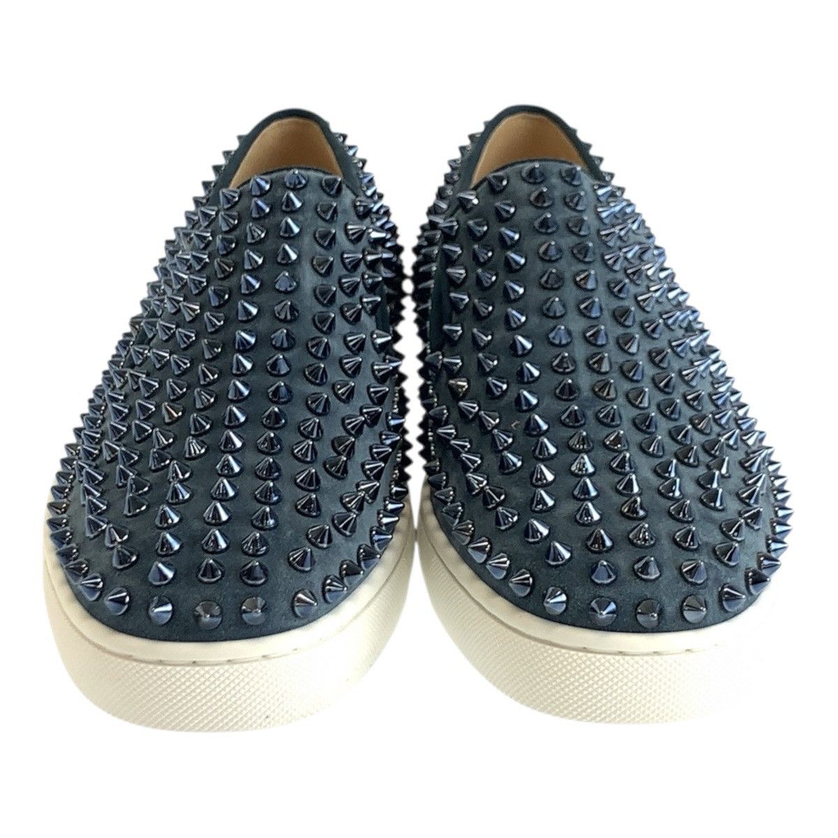Christian Louboutin Christian Louboutin Christian Louboutin Studs Suede Slip-on Sneakers Suede Shoes DUTY FREE for USA Size ONE SIZE - 2 Thumbnail