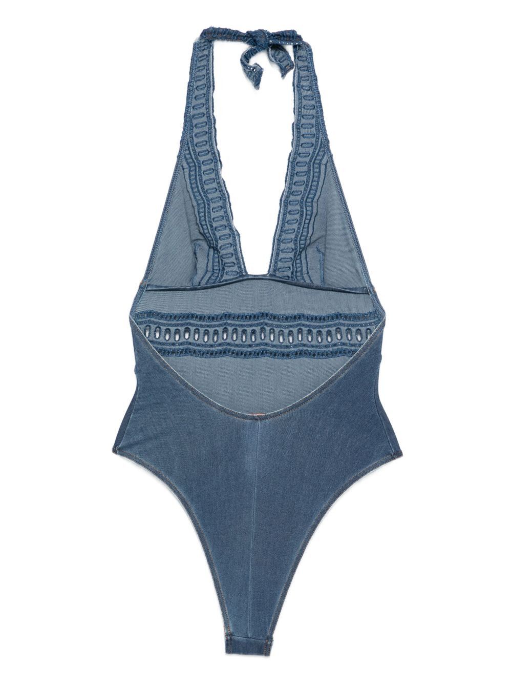 Ermanno Scervino LACE DETAIL SWIMSUIT Size L / US 10 / IT 46 - 2 Thumbnail