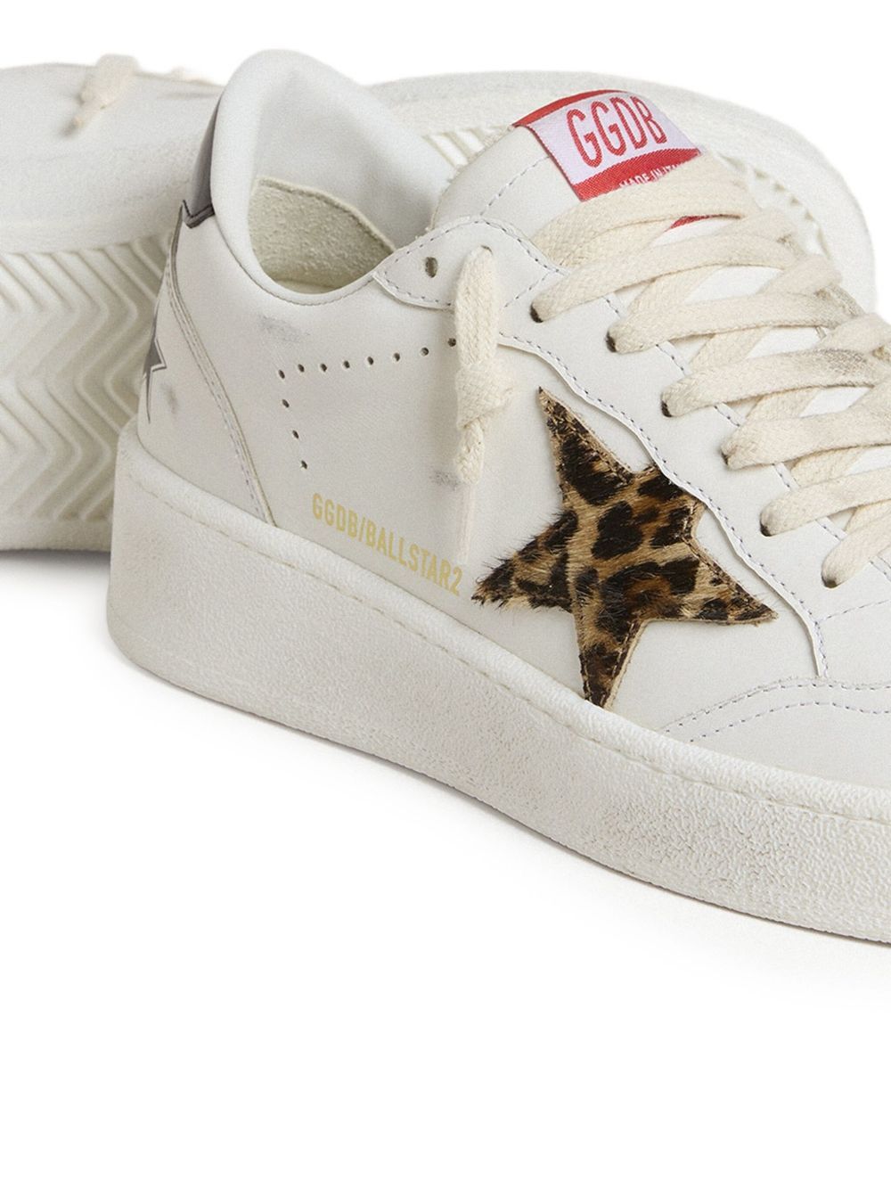 Golden Goose BALL STAR LEATHER SNEAKERS Size US 10 / IT 40 - 2 Thumbnail