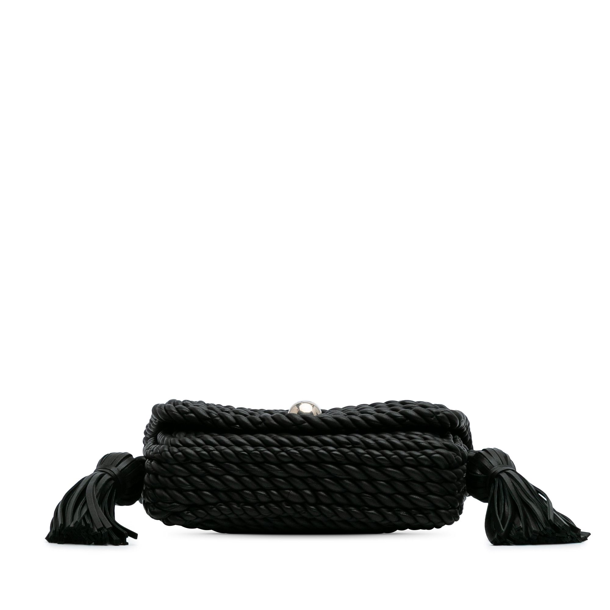Bottega Veneta Bottega Veneta Lambskin Torchon Classic Tasseled Twisted Crossbody Size ONE SIZE - 3 Thumbnail