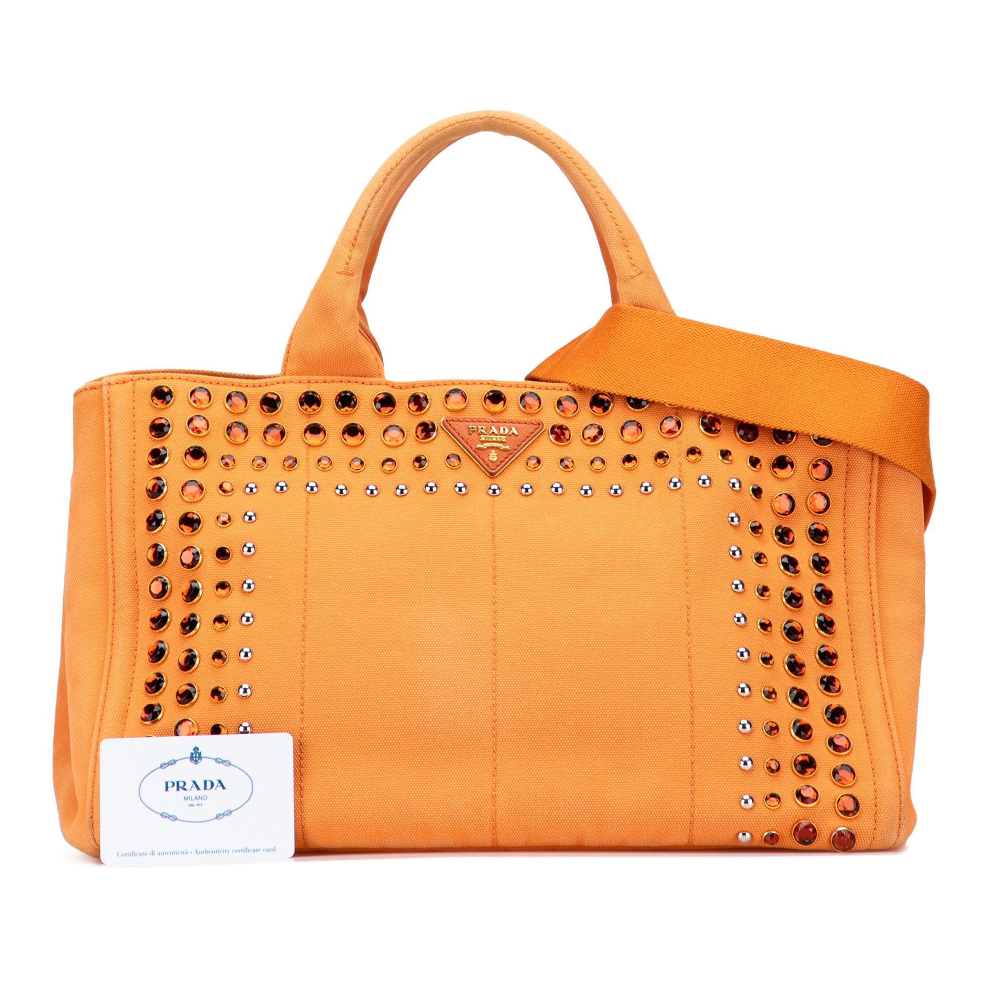 Prada Prada Canvas Canapa Bijoux Satchel Size ONE SIZE - 10 Thumbnail