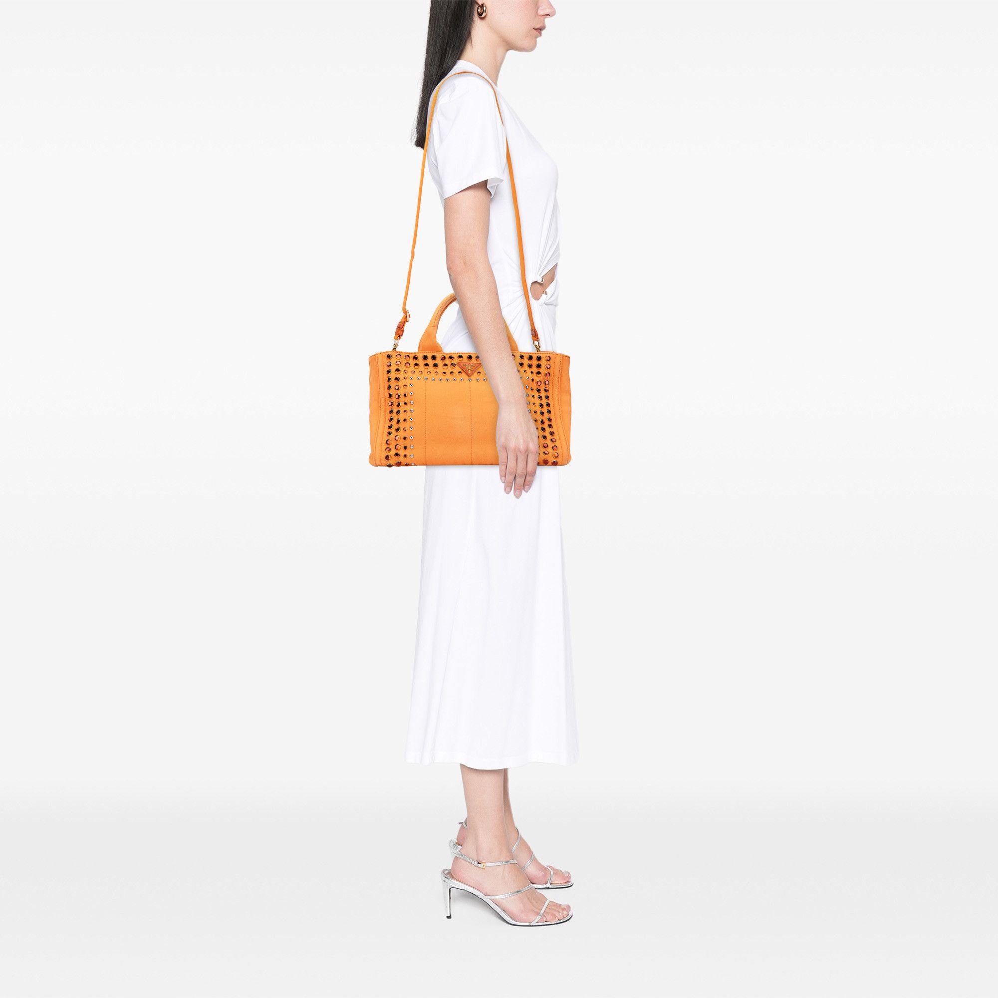 Prada Prada Canvas Canapa Bijoux Satchel Size ONE SIZE - 9 Thumbnail
