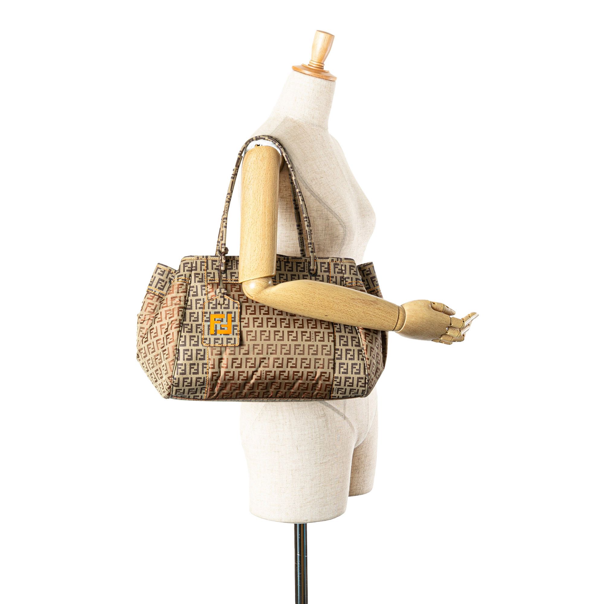Fendi Fendi Zucchino Nylon and Spalmati Grande Pillow Tote Size ONE SIZE - 13 Thumbnail