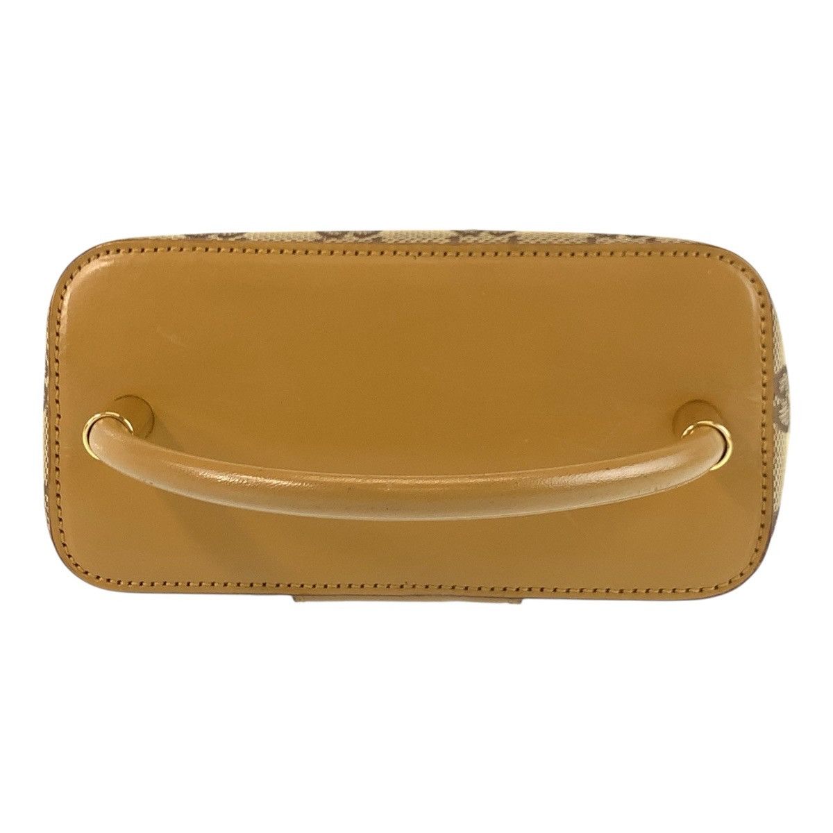 Gucci Gucci Gucci GG Canvas Leather Handbag Canvas Vanity Bag 039 1051 Size ONE SIZE - 9 Thumbnail