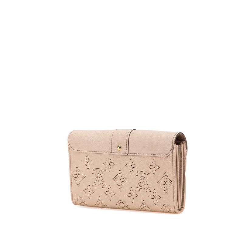 Louis Vuitton Louis Vuitton Louis Vuitton Portefeuille Iris Monogram Mahina Long Wallet Leather Long Wallet M58139 Size ONE SIZE - 2 Thumbnail