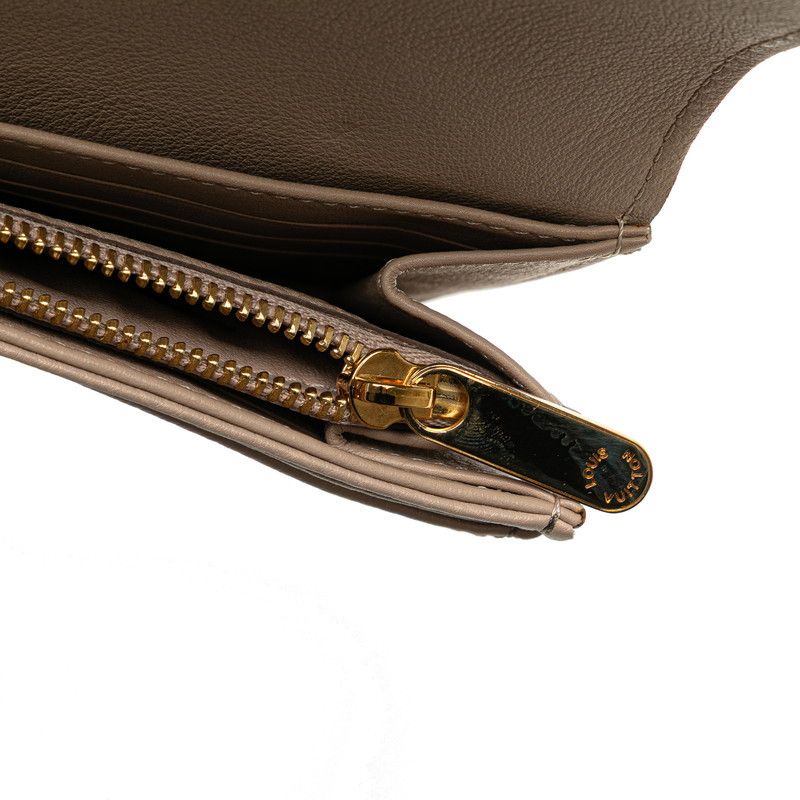Louis Vuitton Louis Vuitton Louis Vuitton Portefeuille Iris Monogram Mahina Long Wallet Leather Long Wallet M58139 Size ONE SIZE - 8 Thumbnail