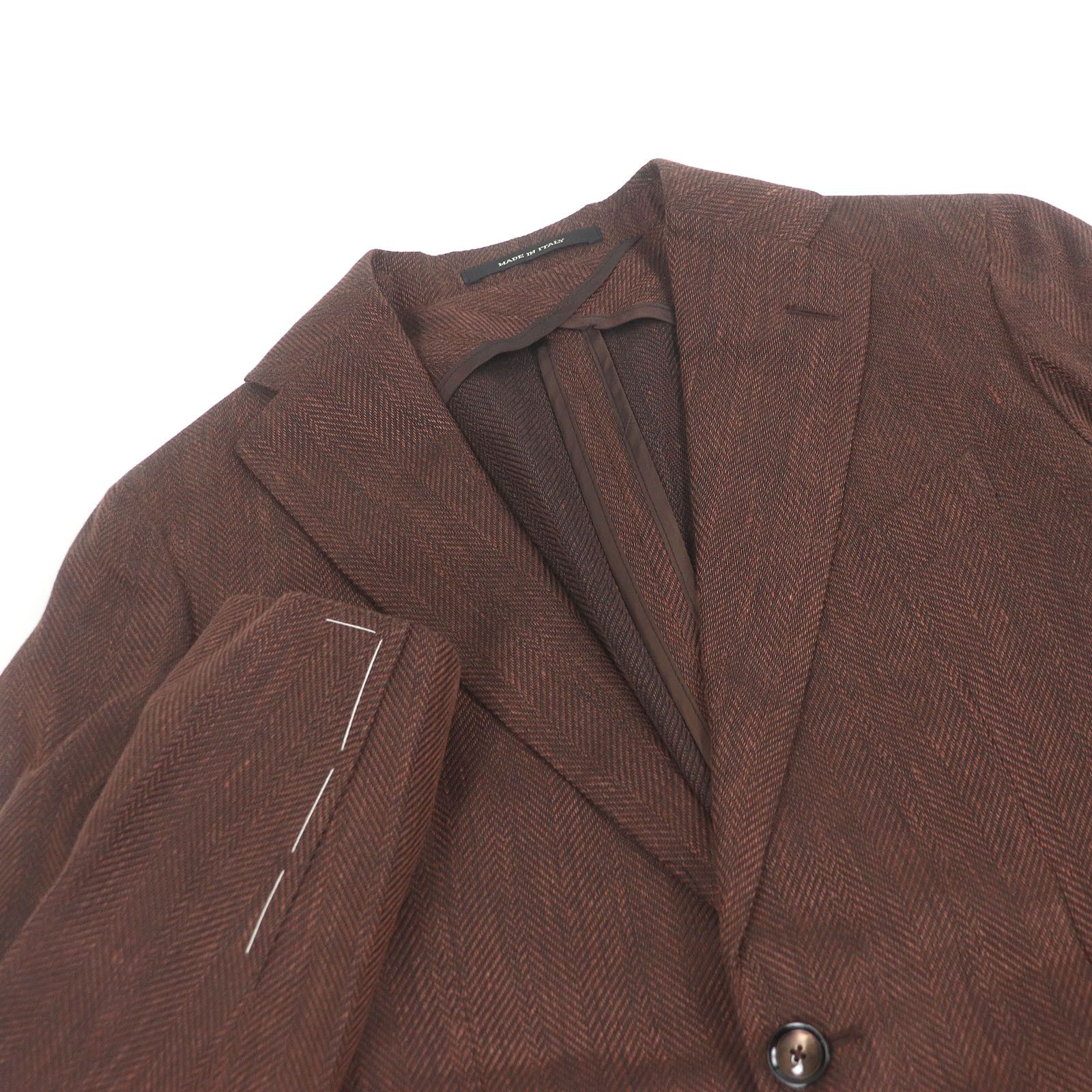 Other Other TAGLIATORE Single unconstructed Jacket Linen Jacket Natural Material Outerwear Size ONE SIZE - 2 Thumbnail