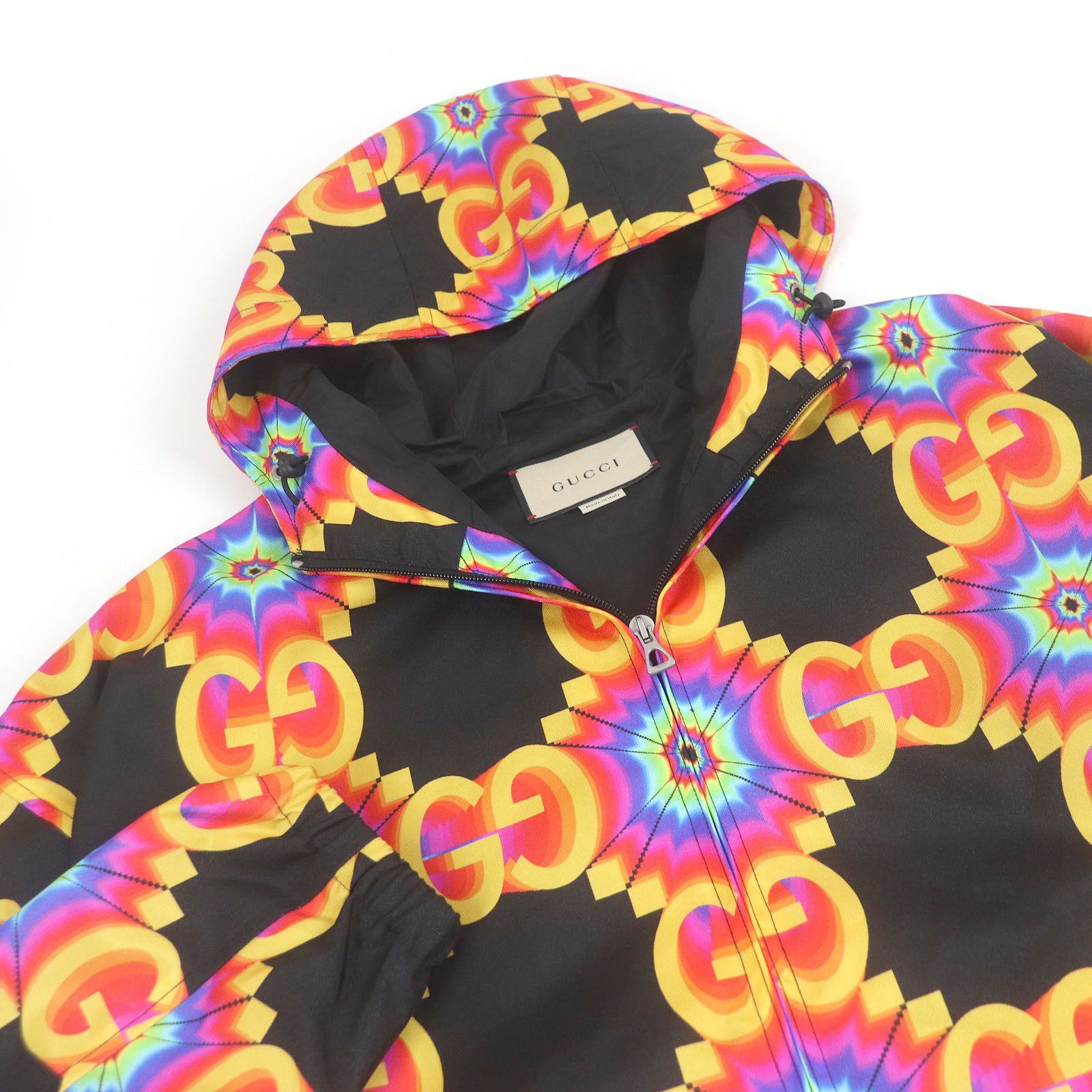 Gucci Gucci Gucci Giant GG Kaleidoscope Nylon Blouson Plastic Outerwear Size ONE SIZE - 2 Thumbnail