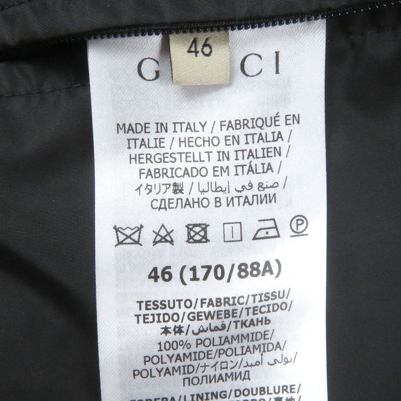 Gucci Gucci Gucci Giant GG Kaleidoscope Nylon Blouson Plastic Outerwear Size ONE SIZE - 7 Thumbnail