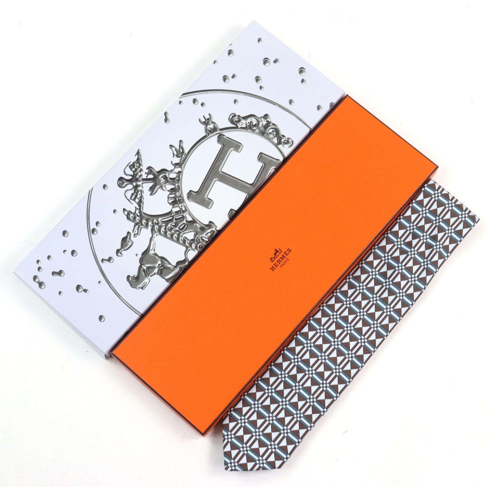 Hermes Hermes Hermes Silk Tie Others Necktie DUTY FREE for USA Size ONE SIZE - 2 Thumbnail