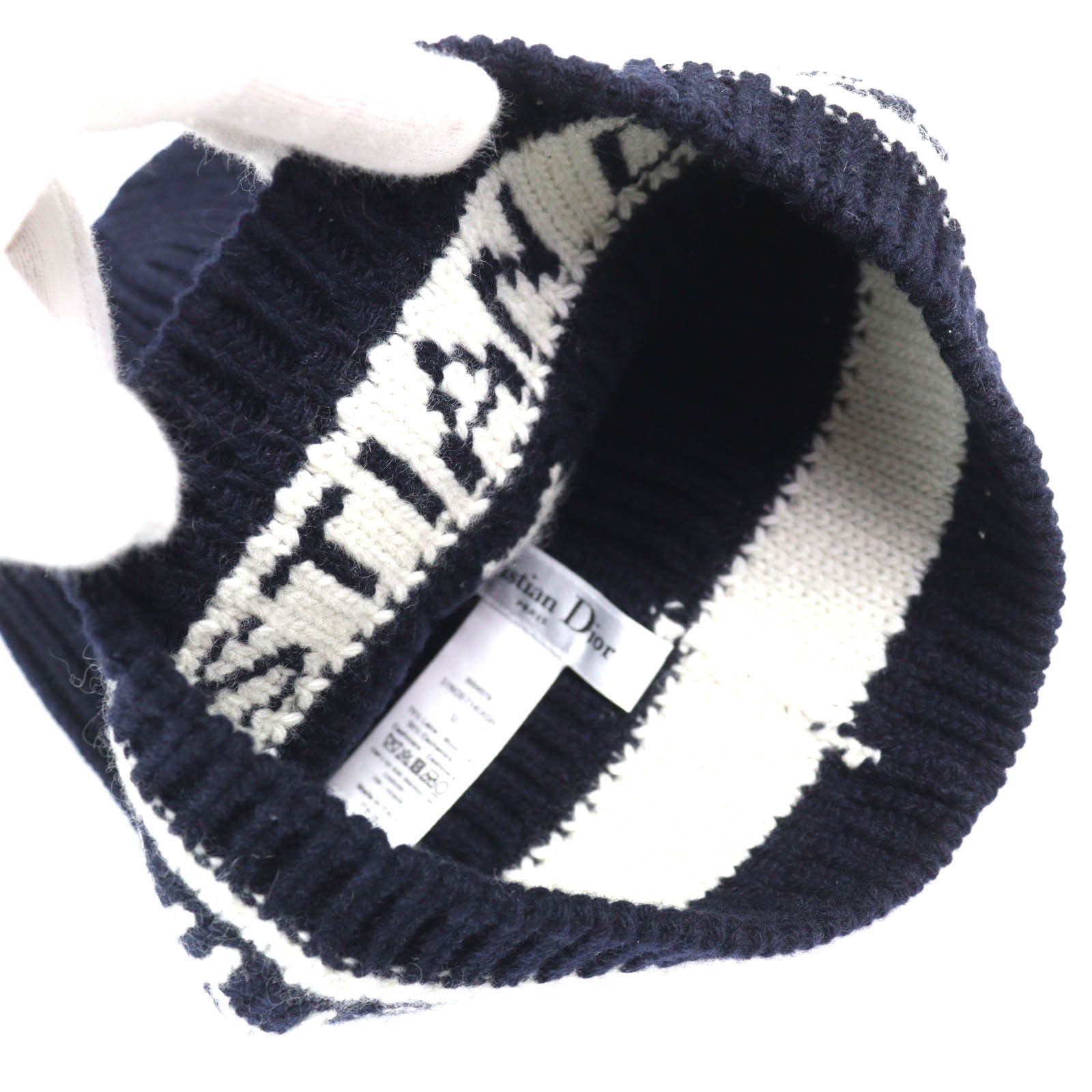 Dior Dior Christian Dior Star Logo Wool Knit Cap Others Hats 31NOE714IXGH Size ONE SIZE - 8 Thumbnail