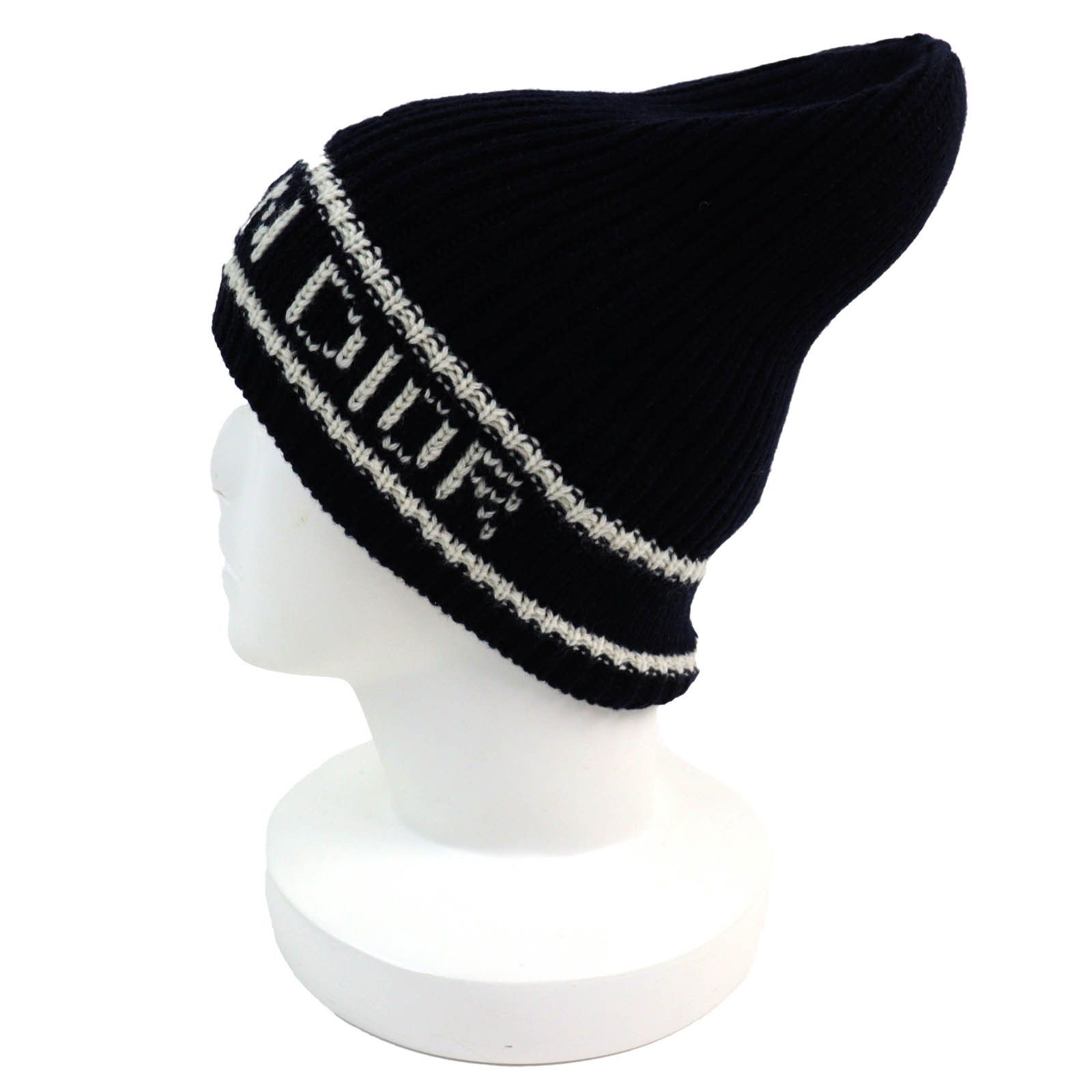 Dior Dior Christian Dior Star Logo Wool Knit Cap Others Hats 31NOE714IXGH Size ONE SIZE - 6 Thumbnail