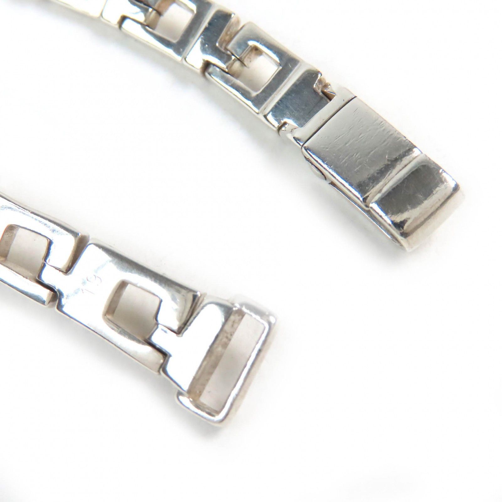 Gucci Gucci Gucci G logo Silver Bracelet Metal Bracelet Size ONE SIZE - 5 Thumbnail