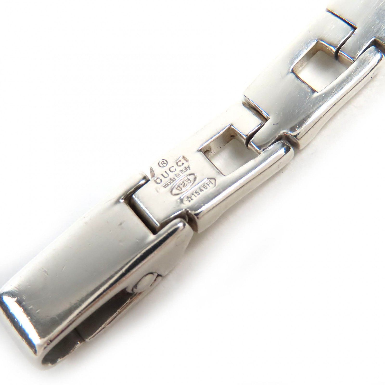 Gucci Gucci Gucci G logo Silver Bracelet Metal Bracelet Size ONE SIZE - 6 Thumbnail