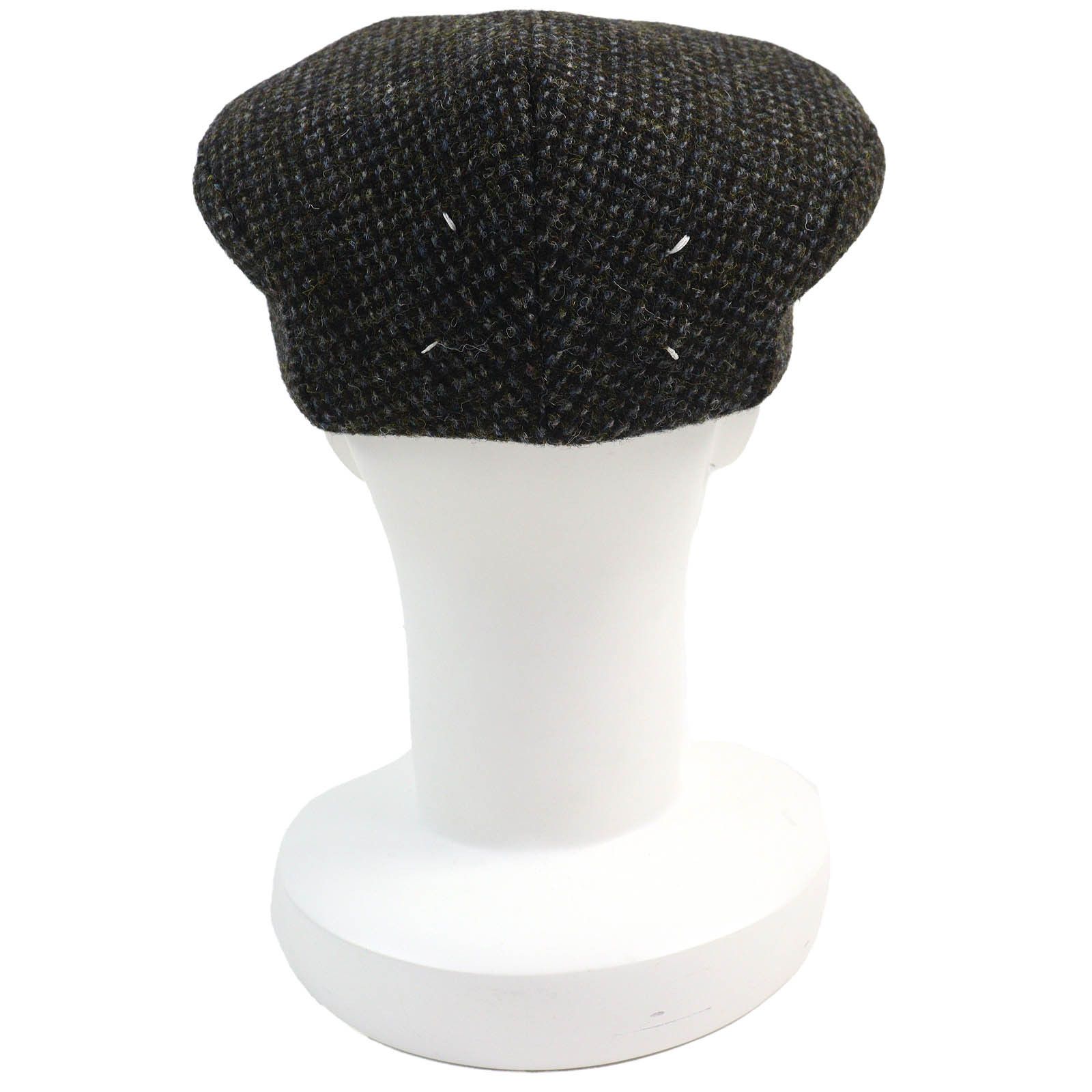 Maison Margiela Maison Martin Margiela Maison Margiela Hunting 4-stitch Tweed Wool Hat Cotton Hats Size ONE SIZE - 4 Thumbnail