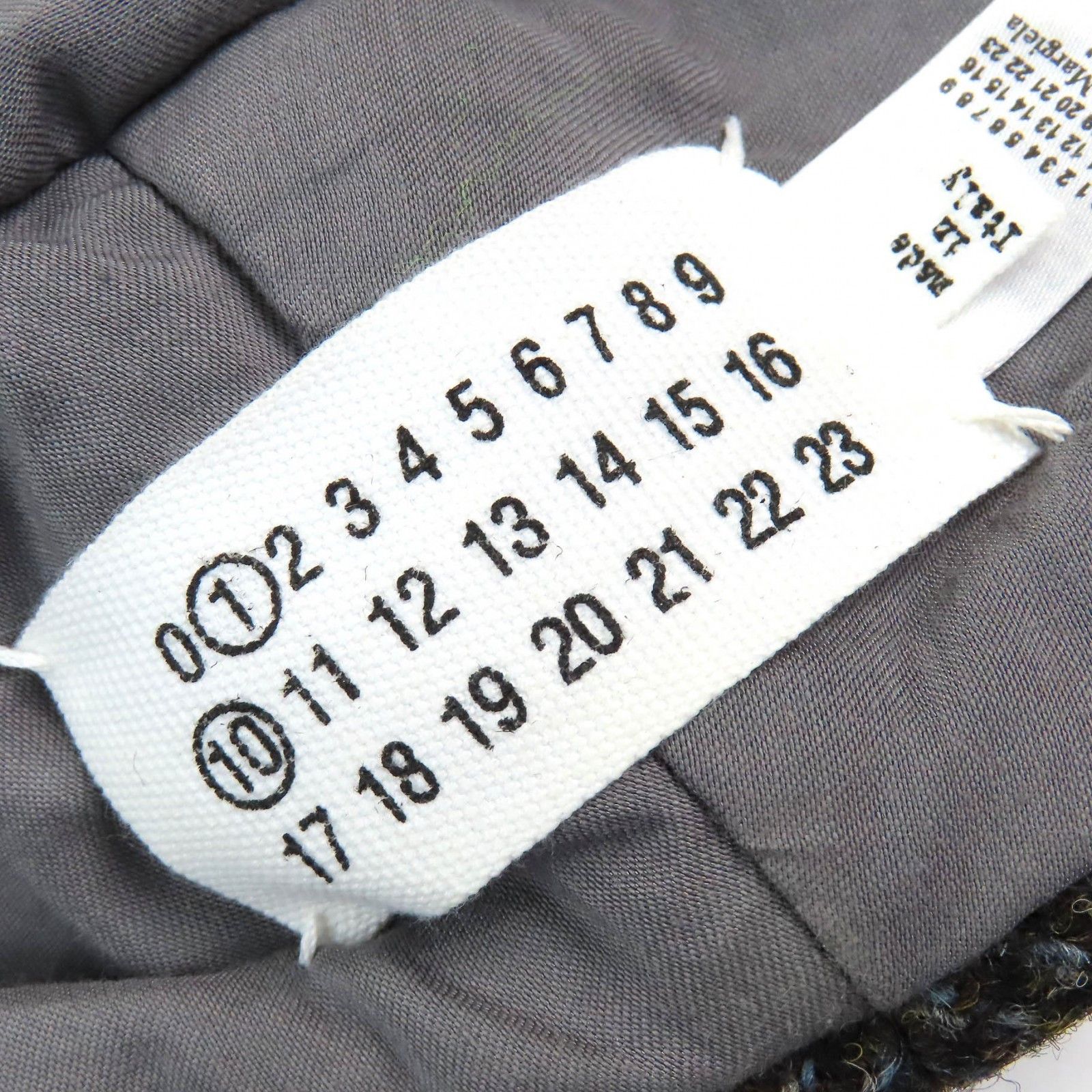 Maison Margiela Maison Martin Margiela Maison Margiela Hunting 4-stitch Tweed Wool Hat Cotton Hats Size ONE SIZE - 7 Thumbnail