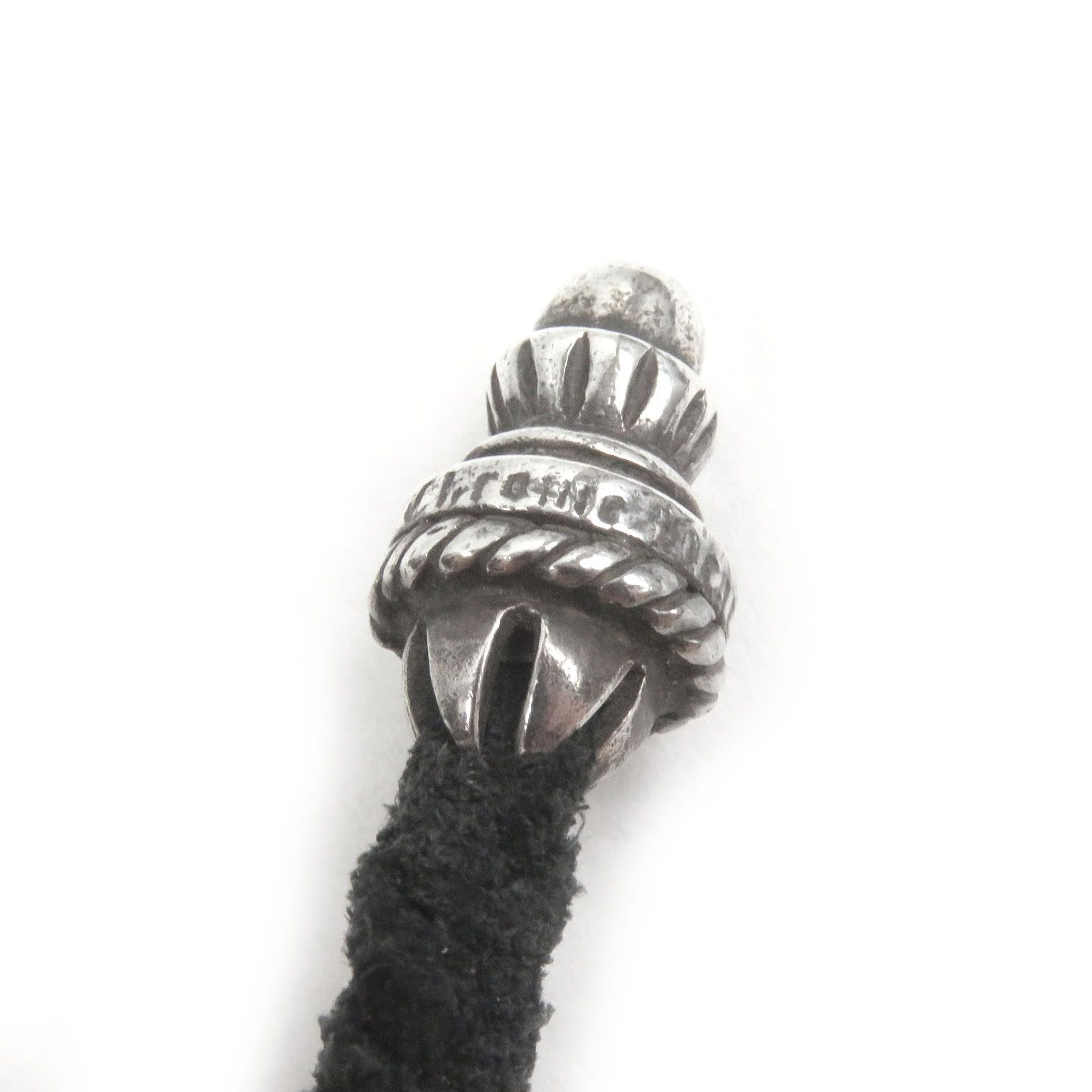 Chrome Hearts Other Chrome Hearts Borochip CH Cross Leather Braid Silver Necklace Metal Necklace Size ONE SIZE - 6 Thumbnail